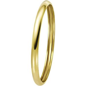 Lucardi Dames Ring - Ring - Cadeau - 14 Karaat Goud - Geelgoud