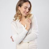 Lucardi - Dames Ring - Hart met Zirkonia - 14 Karaat Goud - Geelgoud