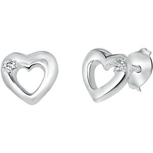 Lucardi - Oorknopjes - Zilver - 925 Sterling Zilver