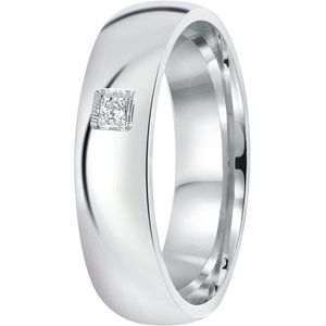 Lucardi - Ringe 'Toulouse' 925 Silber - silbern Herrenschmuck 1 ct Damen (89.99 € / 1 ct)