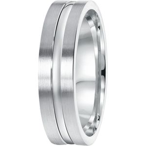 Lucardi - Chios - Ring - Zilverkleurig - Echt Zilver - Vaderdag Cadeau
