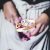 Lucardi Dames Ring hartvorm zirkonia Ring 14 Karaat Goud Geelgoud