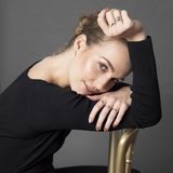 Lucardi Dames Ring hartvorm zirkonia Ring 14 Karaat Goud Geelgoud