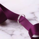 Lucardi - Ring - Transparant - 14 Karaat Goud