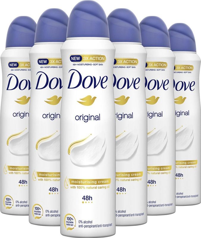 Dove - Original - Deodorant Spray - Hydrateert - Alcoholvrij
