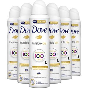 Dove Invisible Dry Anti-transpirant Deodorant - 6 x 150 ml - Voordeelverpakking