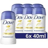 Dove Stick Original anti-transpirant deodorant 40 ml, verpakking van 6 (6 x 40 ml)