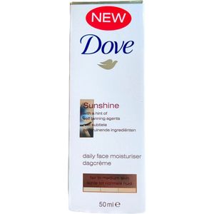 Dove Sunshine Zelf Bruinend Gezicht Dagcrème Lichte tot Normale Huid - 50 ml