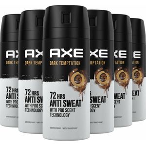 Axe - Dark Temptation - Dry Spray - 150 ml - Anti-transpirant - Voordeelverpakking