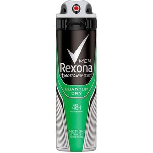 Rexona - Deodorant Spray Dry Quantum - 150 ml - Voor Mannen
