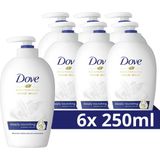 Dove Deeply Nourishing Verzorgende Handzeep - 6 x 250 ml - Voordeelverpakking