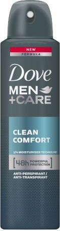 Dove Deospray clean comfort men+care 150ml