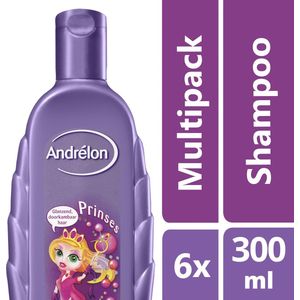 Andrélon Intense Prinses Shampoo - 6 x 300ml - Voordeelverpakking