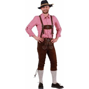 Thetru Lederhose Ulrich 3/4 lang Bruin Maat 54