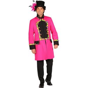 Herenjas lang roze Polux met LED verlichting