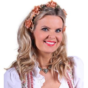 Dirndl Haarband - Oktoberfest - Tirool - Dames - Dirndl Accessoire - Beige