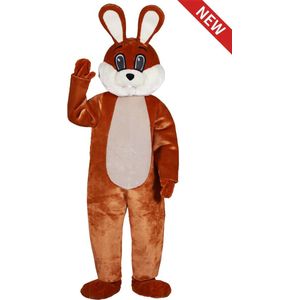 Pluche Paashaaspak - One Size - Inclusief Kop - Schoenhoezen - Handschoenen