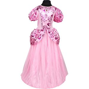 Prinsessen Jurk Cinderella - Meisjes - Roze - Maat 140/152