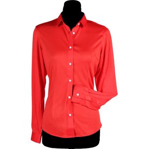 Disco Blouse Dames - Dames Blouse - Hippie Blouse - Disco Blouse - Rood - Maat XL