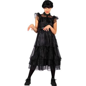 Ballroomjurk Zwart Dames - Halloween Kostuum Dames - Maat M