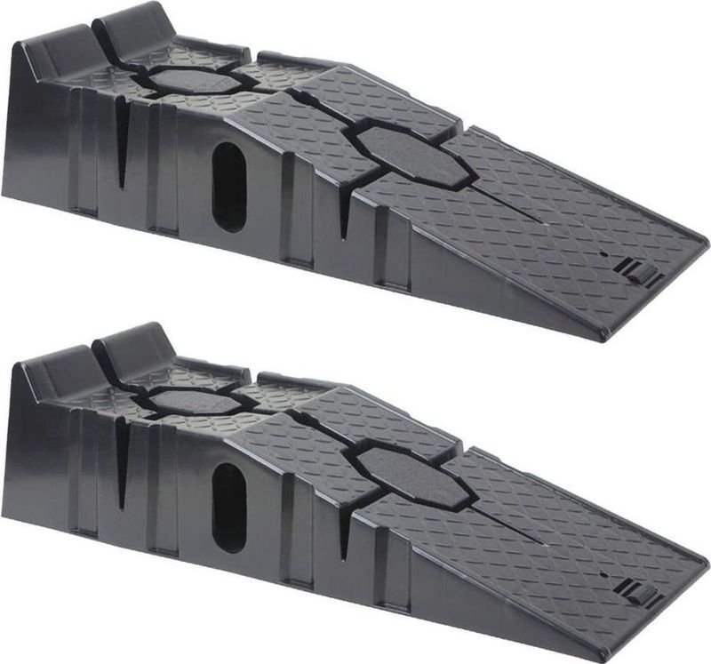 Rodac - Minibruggen Set - Kunststof - Stapelbaar - Draagcapaciteit 2500kg