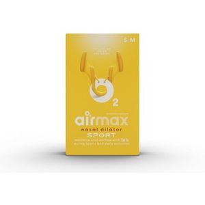 Airmax sport neusspreider probeerverpakking | 1x maat small (blauw) & 1x maat medium (transparant) | Met gratis opbergdoosje | Beter ademhalen door de neus | Betere luchtdoorstroming door de neus | Ideaal tijdens het sporten | Beter presteren | Hardlopen, fietsen, wielrennen en meer | Gebruik Airmax en u krijgt direct meer lucht door de neus tijdens het ademhalen