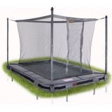 Avyna Trampoline InGround 215x155 (203) met net – Grijs