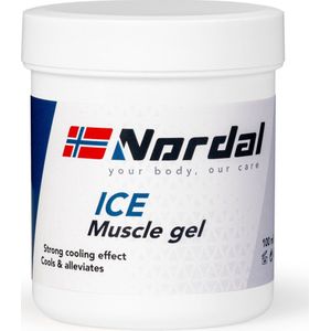 Nordal - Ice Muscle Gel - Spier- en Gewrichtsbalsem - Verkoeld de Spieren en Pezen voor een Sneller Herstel - Pot 100ml - Wordt zeer Koud