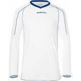 Masita - Striker - Sportshirt - Wit/Royal Blauw - Polyester - Lange Mouw