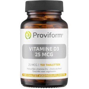 Proviform Vitamine D3 25 MCG 150 tabletten
