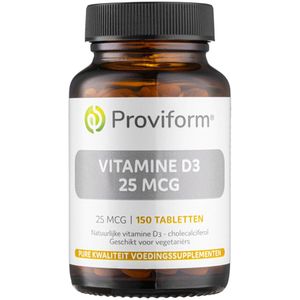 Proviform - Vitamine D3 - 25mcg - Natuurlijke Bron