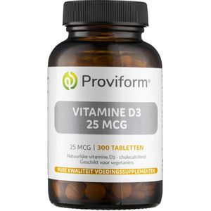 Proviform - Vitamine D3 - 25mcg - Natuurlijke Bron