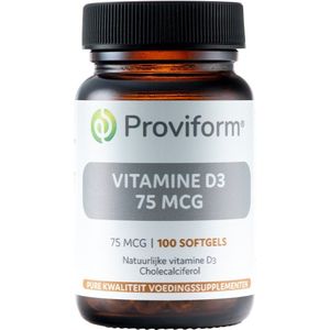 Proviform Vitamine D3 75mcg 100 softgels