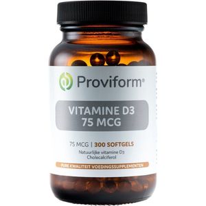 Proviform Vitamine D3 75 mcg 300 softgels