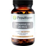 Proviform Vitamine D3 25 mcg 300 softgels