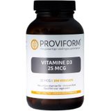 Proviform Vitamine d3 25mcg 200 Vegatarische Capsules