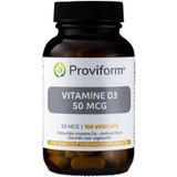 Proviform Vitamine d3 50 mcg 100 Vegetarische Capsules