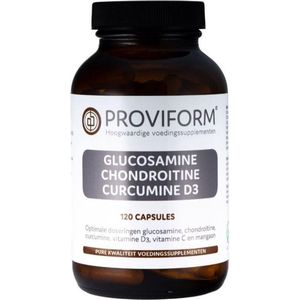 Proviform Glucosamine chondroitine curcuma d3 120 Capsules