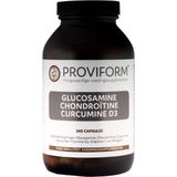 Proviform Glucosamine chondroitine curcuma d3 240 capsules