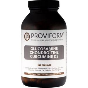 Proviform Glucosamine chondroitine curcuma d3 240 capsules