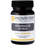 Proviform Vitamine D3 10 mcg 100 softgels