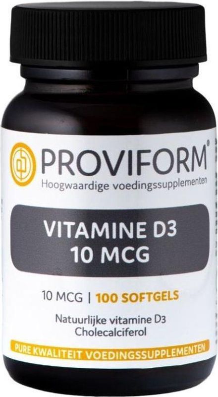 Proviform Vitamine D3 10 mcg 100 softgels