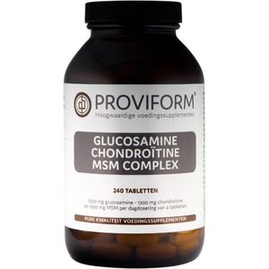 Proviform Glucosamine Chondroitine MSM Complex Tabletten 240st