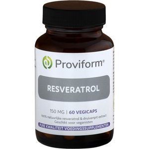 Roviform Resveratrol 150 mg + 50 mg druivenpitextract 60 Vegetarische capsules