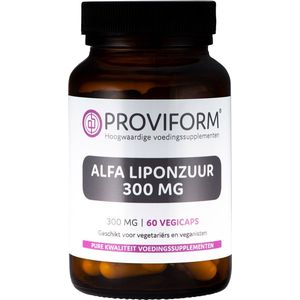 Roviform Alfa liponzuur 300 mg 60 Vegetarische capsules