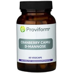 Roviform Cranberry camu d-mannose 60 Vegetarische capsules