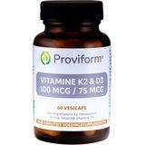 Proviform vit k2 100mcg & d3 75mcg 60vc