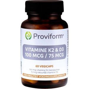 Proviform vit k2 100mcg & d3 75mcg 60vc