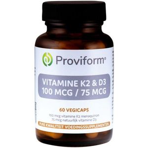 Roviform Vitamine K2 100mcg & D3 75mcg 60 Vegetarische capsules