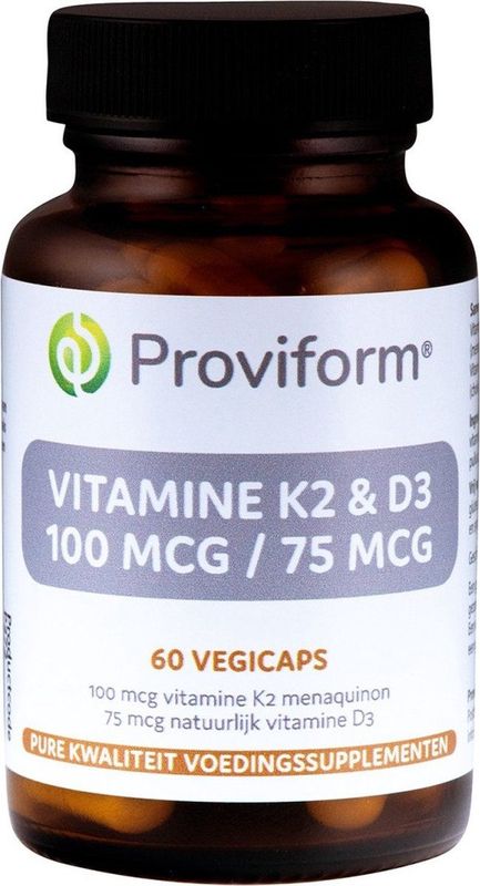 Proviform vit k2 100mcg & d3 75mcg 60vc